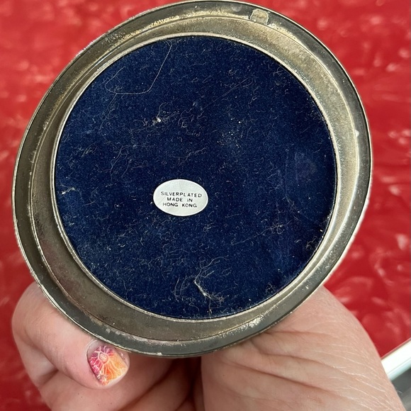 Silver plated swan ring holder - vintage - Picture 4 of 4